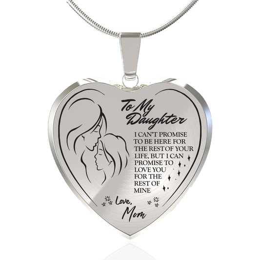 LOVE FOREVER (FROM MOM) HEART NECKLACE