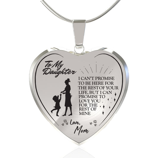 PROMISE TO LOVE (FROM MOM) HEART NECKLACE