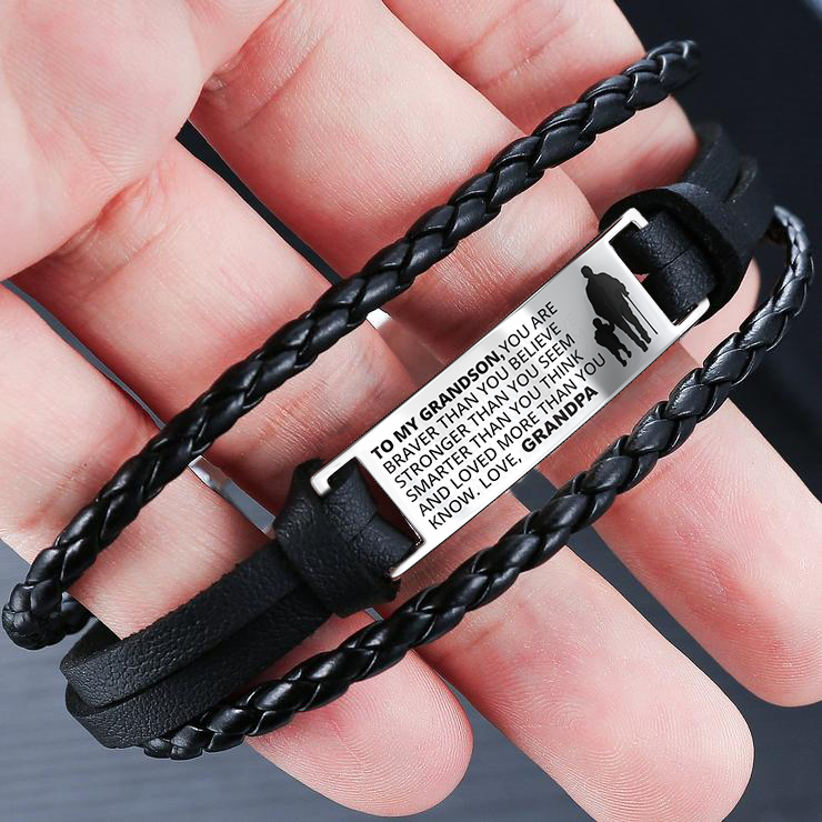 FROM GRANDPA TO GRANDSON - BRAVERY BRACELET