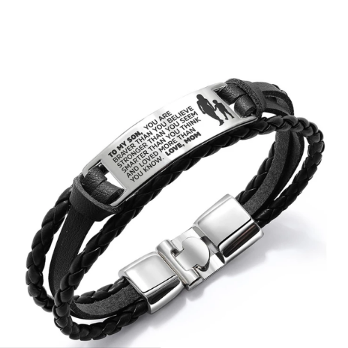 'FROM MOM TO SON' BRAVERY BRACELET